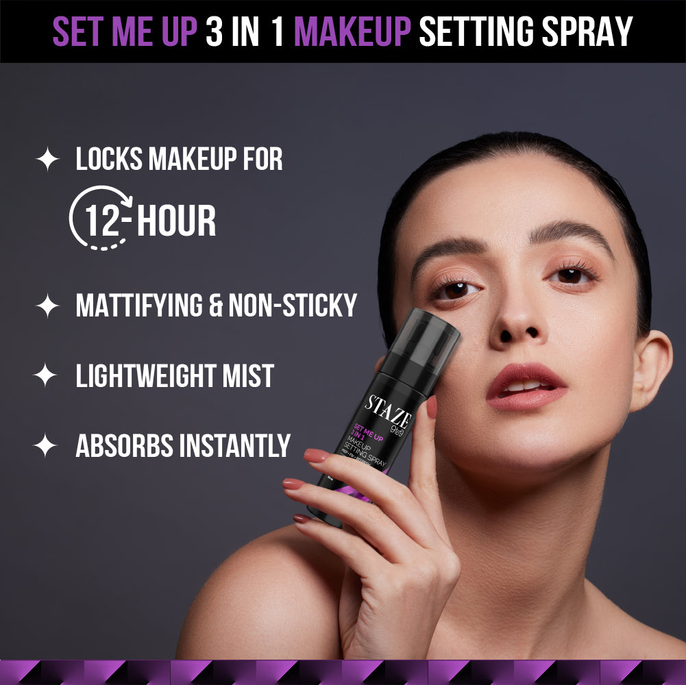 Set Me Up 3 In 1 Makeup Setting Spray – Staze Beauty